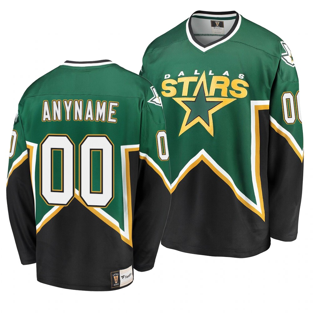 Dallas Stars Custom Kelly Green Men Heritage Premier Breakaway NHL Jersey->customized nhl jersey->Custom Jersey